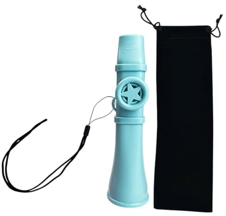 JISADER Kazoo Musical Tool for with Harmonica for Guitar and Piano, Blue