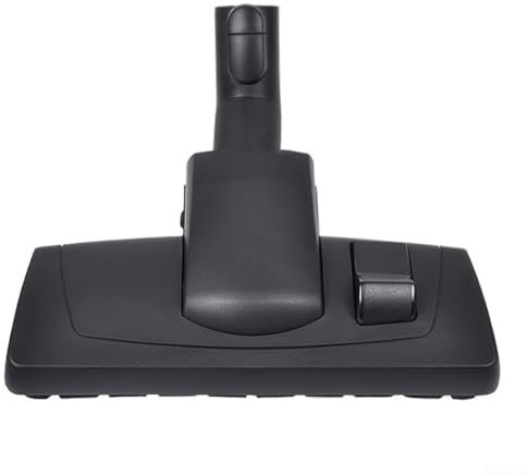 Bodenbürstenkopf 35 mm für Miele C1 C2 C3 Staubsauger mit gummierter Rolle, breiter Fadenheber, Teppich, Hartbodenaufsatz