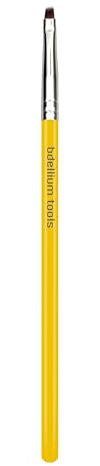 Bdellium Tools Professional Makeup Brush - Studio Series 760 Liner/Brow - With Soft Synthetic Fibers, For Smudging out Eyeliner (Yellow, 1pc)