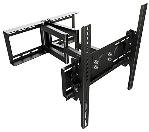 RICOO TV Wandhalterung Schwenkbar Neigbar für 30-55 - 65 Zoll Fernseher Halterung Wand Fernsehhalterung Wohnwand Schwenkarm R08 Fernseh-Arm Smart OLED Curved Bildschirm bis 75 kg & VESA 400 x 400