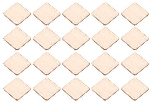Heatsink Copper Pad Shims, High Purity 15x15x0.8mm Laptop GPU CPU Heatsink Thermal Copper Pads Pack of 20