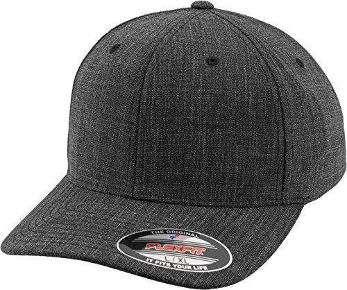 Flexfit Unisex Mütze Fine Melange Accessoire-lifestyle, Schwarz, L-XL EU