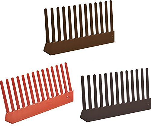 Traufenlüftungskamm - Universal Kunststoff, 55mm x 1m, Farbe Braun, 10 meter Pack