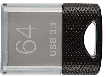 PNY Elite-x Fit 32 GB USB 3.0 Flash Drive – Velocidad de Lectura de hasta 200 MB/seg (p-fdi32gelxfit-ge) 64 GB