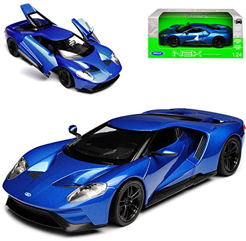 Welly Ford GT Coupe Blau Ab 2017 1/24 Modell Auto