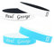 Lorh's store Basketball Stern Unterschrift doppelte Farbe Fans Armbänder Sport absorbieren Schweiß Silikon Armband 4 Stück (Paul George)