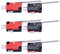 mxuteuk 6 pezzi micro-motion finecorsa lungo braccio diritto cerniera leva interruttore SPDT a scatto rapido V-153-1C25