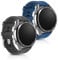kwmobile 2X Sportarmband kompatibel mit Huawei Watch GT (46mm) Armband - Fitnesstracker Band Set aus TPU Silikon