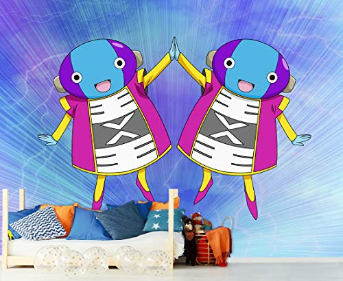 Oedim Fotomural Vinilo Adhesivo Dragon Ball Super Zeno Sama, Producto Oficial, Vinilo Adhesivo Decorativo para Habitaciones, decoración para Paredes, DBS