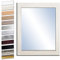 Bilderdepot24 Wandspiegel Spiegel Badspiegel Holzrahmen komplett mit Echtglas - Eiche WEIß - ca. 80x60 cm I SUA-6071 V-IV