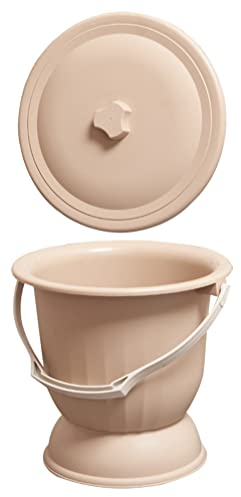 Alipis Urinflasche Pot Urinal Eimer Topf Notfalltoilette Urin Eimer Tragbare Spitzune- Urinal- Toilette für Camping Schlafzimmer Startseite (Zuf?llige) Urinal Mit Deckel Urinal Mit Deckel