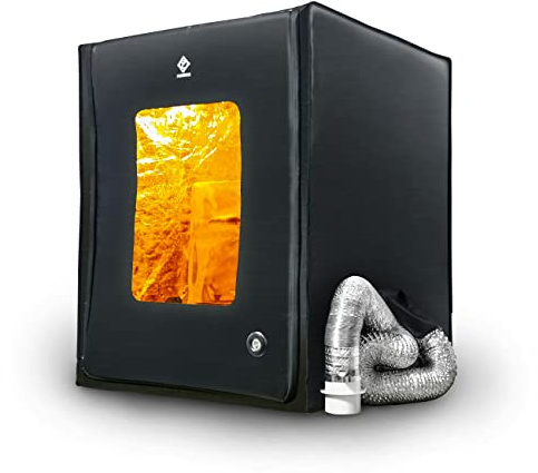FUNGDO 3D-Druckergehäuse, Rauchabzieher, Raucherabsorber, Entlüftungsöffnung, 3D-Druck, Harz, Geruch, Filament, Geruch, 3D-Drucker, Wärmer, Shelter für CR-10 CR-10Pro (groß)