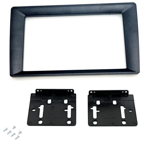 Sound Way Kit de Montaje Marco para Radio de Coche Adaptador 9 Pulgadas a 2 DIN 178 x 102 mm
