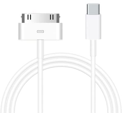 Arbove Cavo da USB-C a 30 pin, da 0,9 m di tipo C a 30 pin, cavo di ricarica di rete e sincronizzazione con vecchio pad Phone Pod
