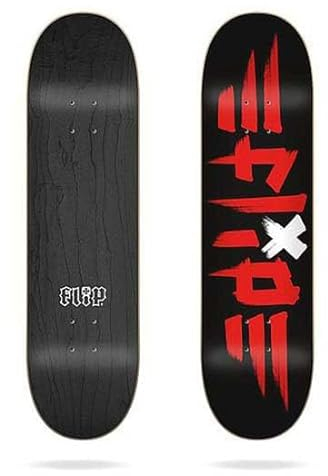 Jart Wings Black 8.125x31.85 Flip Deck Skateboard, Mehrfarbig (Mehrfarbig), Einheitsgröße
