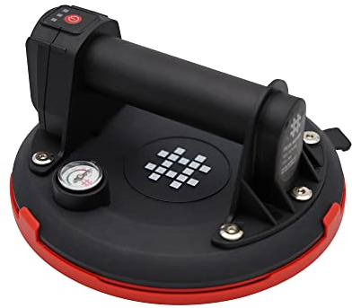 Komodo Akku Saugheber bis 140kg, elektrischer Vakuumsauger Akkusaugheber 20cm / 8, Fliesenheber Glasheber Saughalter Glas, Fliesen, Feinstein, Fenster