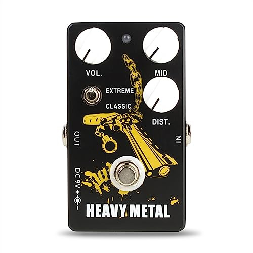 Modulationsgitarrenpedal Heavy Metal High Gain Distortion Gitarreneffektpedal True Bypass Gitarrenzubehör