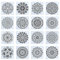 16 Stück Mandala Painting Stencils Schablone, Mandala Schablone Wiederverwendbare DIY Malerei Vorlage Stencil Kits, Mandala Skala Schablonen Malen für Felsenstein Malerei Leinwand Möbel Handwerk