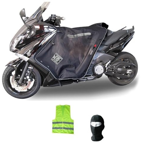 Kompatibel mit Yamaha T-Max 530 Pro Jahr 2013 Beinabdeckung R089-X TERMOSCUDO Tucano Urbano Thermodecke wasserdicht innen aus ökologischem Fell speziell für Roller