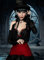 Puzzle 2000 Teile - Gothic: Frau mit Rabe