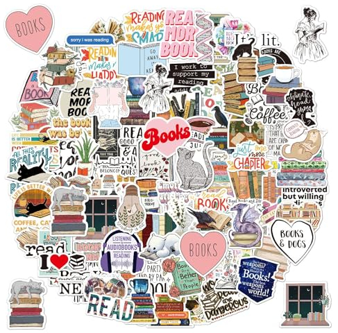 Pegatinas Motivacionales de Vinilo, 100 PCS Aesthetic Impermeables Estéticas para Libros, Botellas de Agua, Portátiles, Album de Recortes Scrapbook