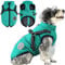 Savlot Hundejacke Winterweste Jacken Hundemantel Hundepullover Haustier Skifahren Kostüm Ärmellose Baumwolle Gepolsterte Weste Mit Brustgurt Gurt
