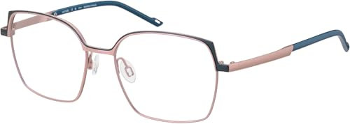 AD LIB Brillengestell (Modell AB3603) für Damen, Quadrat, gefertigt aus Titan (inklusive Brillenetui)