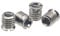 HITHUT Stainless Steel 1/4-20 Female to 3/8-16 Male Screw Adapter 4 Pieces 10.5mm Height