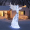 SOARS Weihnachtsdeko beleuchtet, großer Weihnachtsengel mit 100 weißen LED-Lichtern, Weihnachtsdekoration Outdoor XXL, Weihnachtsfigur, Weihnachtsbeleuchtung für außen und innen
