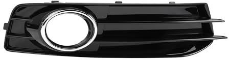 Hihaha Rejilla De Luz Antiniebla No.8P0807682K Para Audi A3 8P 2009-2013 Delantera Derecha Cubierta Inferior Del Parachoques Delantero Insertos De Cubierta Abs 1 Pc Negro Tono Plateado