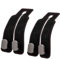 PRIMEWELD 2PCS Leather Car Seat Hooks: Backrest Hooks - for Bags & Purses (Black)