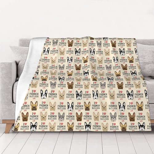 CHANGLEI Gewichtsdecke für Hunde, Flanelldecke, personalisierter Druck, weich, warm, gemütlich, vielseitige Decke für Bett, Sofa