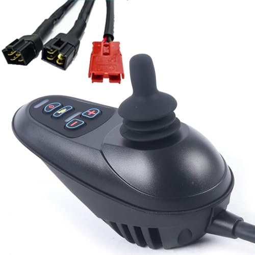 Electric Wheelchair Accessories Joystick Controller with LED Instruction and Waterproof Keys - Wheelchair Joystick Controller