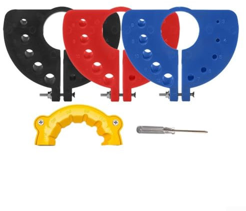 Eawfgtuw Portable Drill Bit Sharpener 3-12mm Multifunctional Grinder Attachment for High-Speed Steel & Cobalt Drills, Plastic Construction, Easy Operation(C)