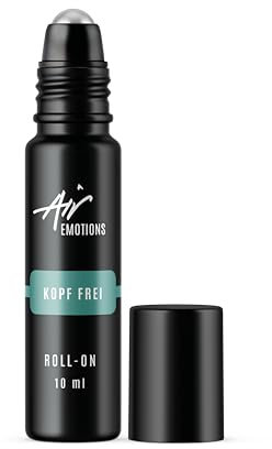Air Creative® Pfefferminz Roll-On Kopf Frei – Kopfschmerzen Roll on mit Minze & Melisse – belebender Duft für Konzentration & Klarheit – Ideal für unterwegs – 10ml