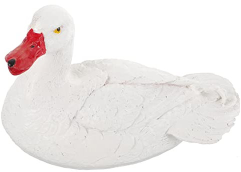 VICASKY Schwimmende Entenfigur Resin Deko für Garten und Teich Realistische und Farben für Gartendekoration und Miniteich Transportieren