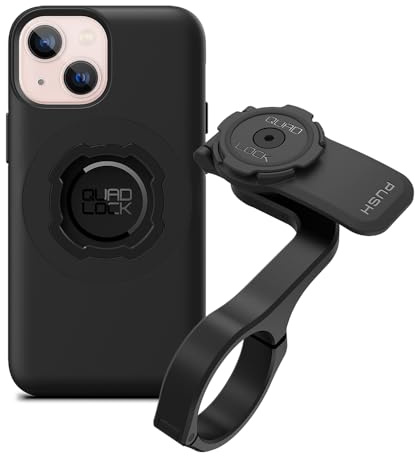 QUAD LOCK Out Front PRO Fahrradlenker-Handyhalterung (V2) mit MAG Handyhülle für iPhone 13 Mini