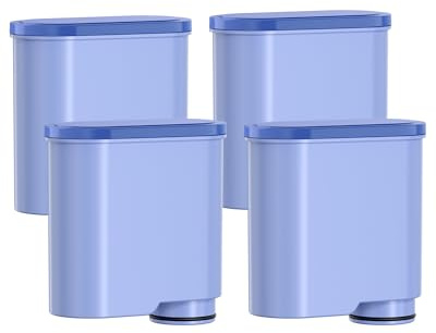 Overbest Filter Ersatz für Philips® Aqua Clean CA6903/22 CA6903/10, 4 Stück | Kompatibel mit Saeco® und Philips® Kaffeevollautomaten, Reduzieren PFAS, PFOA/PFOS, TÜV SÜD Zertifiziert (4)