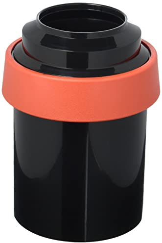 Entwicklungstank der Marke Jobo Uni Tank, Entwicklungstank mit Einer Spirale, geeignet für 1 KB- oder 120er-Film, Hartplastik, für Fotografen, Filmentwicklung, Hardcase, schwarz/orange