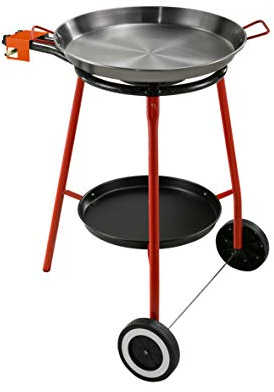 Garcima Reber Kit Paella complet Set pour la cuisine en plein air, convient particulièrement pour la préparation de la paella true