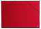 Clairefontaine 44405C Zeichenmappe (Gummizug, 52 x 72 cm, ideal zur Aufbewahrung Ihrer Werke) kirschrot