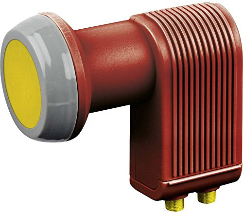 Schwaiger extrem hitzebeständig Sun Protect Twin-LNB Ziegelrot