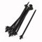 sourcing map 10 Stück Kabelbinder 183mm Länge Schwarz Nylon Dome Tannenbaum Befestigungskabel