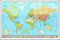Close Up Weltkarte Die Welt Poster - deutsch - aktueller Stand, mit Flaggen, 91,5 x 61 cm