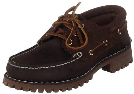 Timberland Tfo Classic 3-eye Lug - Mocassini Uomo, Marrone (Potting Soil Saddleback), 41.5 EU