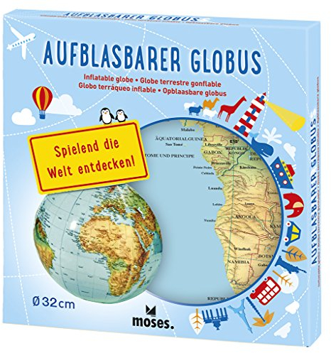 Moses 37535 . Aufblasbarer Globus | Weltkarte