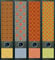 Ordnerrücken breit 4er Set Ordner Pattern III Muster Ordner Aufkleber Etiketten Deko 323