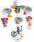 Tiny Love Classic Mobile, entwicklungsförderndes Kinderbett Mobile, Neugeborenes Baby Mobile mit Musik, geeignet ab Geburt, 0-24 Monate, 3 Melodien, Into the Forest