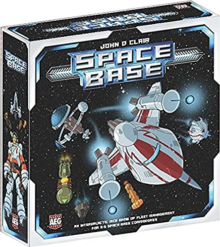 Alderac Entertainment, Space Base, Einfaches und Schnelles Würfelspiel, Brettspiel für die Ganze Familie auf Englisch, Für 2 bis 5 Spieler Ab 14 Jahren, Strategisches und Science-Fiction-Spiel
