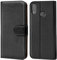 Verco Handyhülle für Huawei P20 Lite Hülle, Hülle für Huawei P20 Lite Tasche PU Leder Flip Case Brieftasche - Schwarz